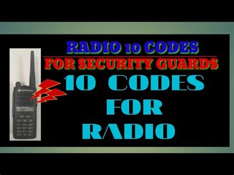 10 CODES FOR SECURITY GUARD/ BY ROMEO .